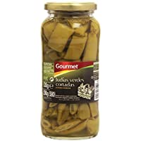Los mejores  - Gourmet - Judías verdes cortadas - en trozos medianos - 290 g - [Pack de 15]